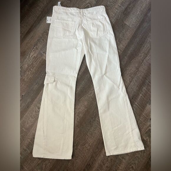 Zara TRF Low Waist Cargo Jeans- Size 10 - Picture 4 of 10